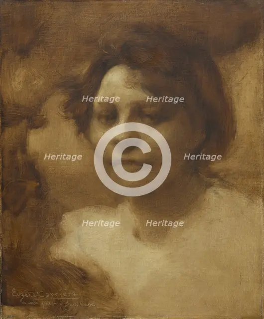 Madame Case, after September 1900, probably summer 1901. Creator: Eugène Carrière (French, 1849-1906).
