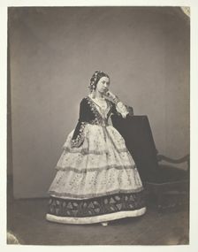 Madame Carrelle, 1856/57. Creators: Pierre-Louis Pierson, Louis Frédéric Mayer