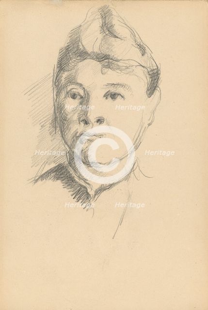Madame Cézanne, 1886/1889. Creator: Paul Cezanne.