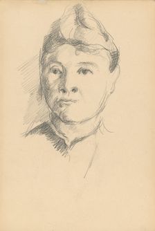 Madame Cézanne, 1886/1889. Creator: Paul Cezanne