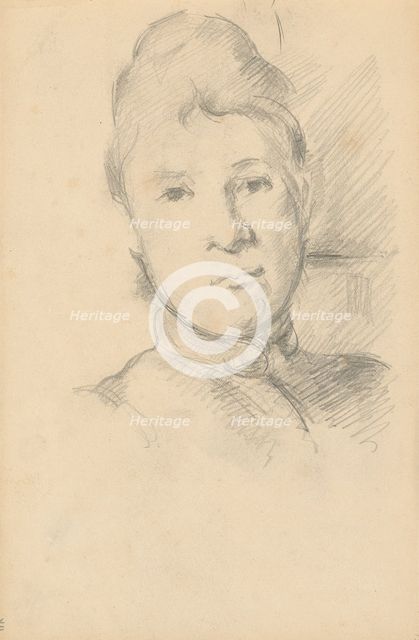 Madame Cézanne, 1888/1891. Creator: Paul Cezanne.