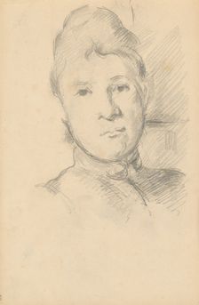 Madame Cézanne, 1888/1891. Creator: Paul Cezanne