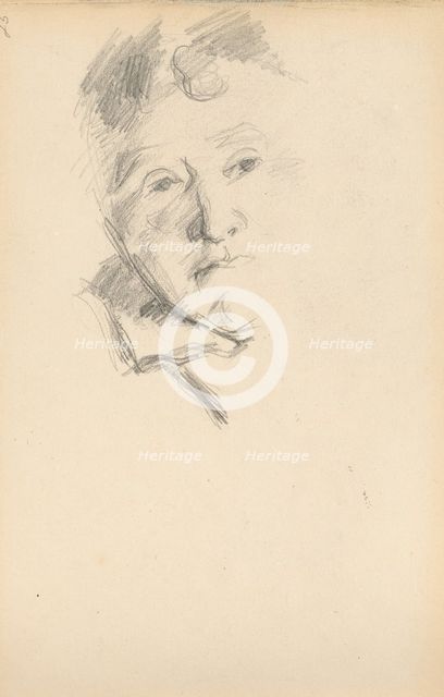 Madame Cézanne, 1897/1900. Creator: Paul Cezanne.