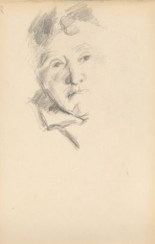 Madame Cézanne, 1897/1900. Creator: Paul Cezanne