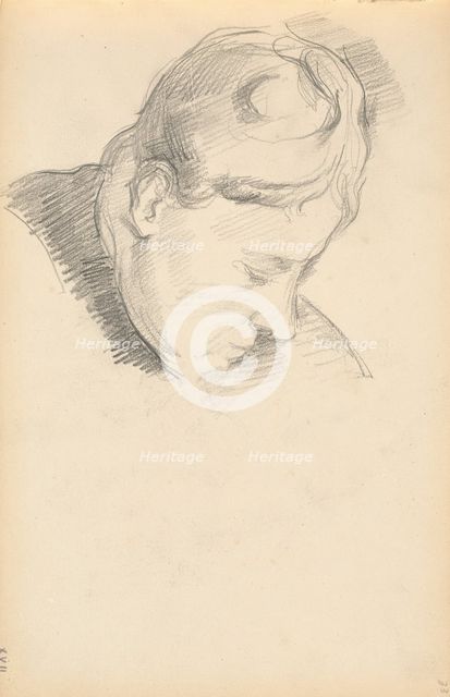 Madame Cézanne with her Head Lowered, 1893/1896. Creator: Paul Cezanne.