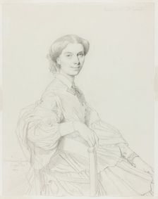 Madame Charles Gounod, 1859. Creator: Jean-Auguste-Dominique Ingres