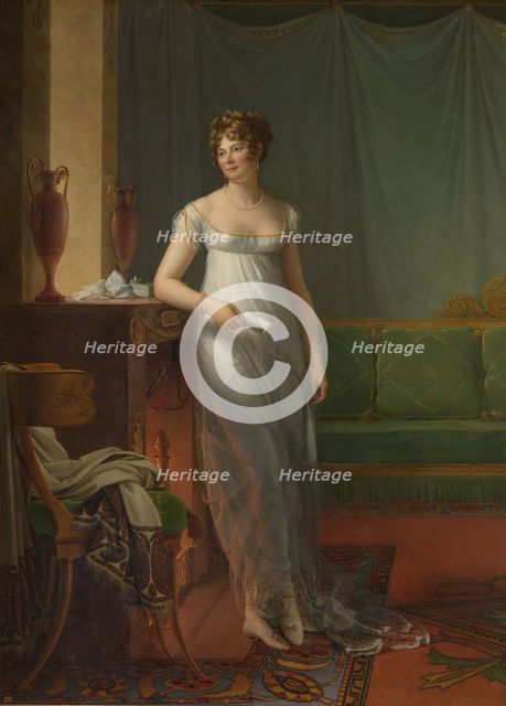 Madame Charles Maurice de Talleyrand Périgord (1761-1835), ca. 1804. Creator: Francois Pascal Simon Gerard.