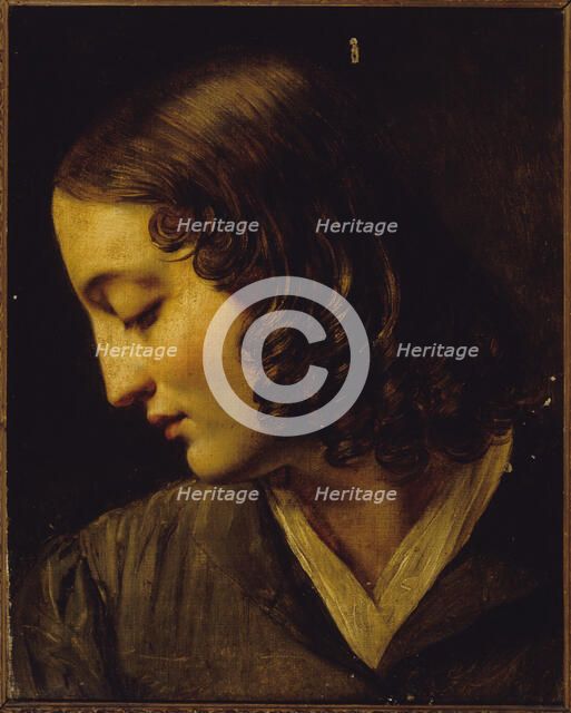 Madame Colin de profil, c1830. Creator: Alexandre-Marie Colin.