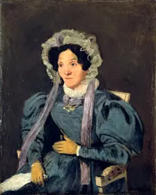 Madame Corot, Mother of the Artist c1845. Artist: Jean-Baptiste-Camille Corot