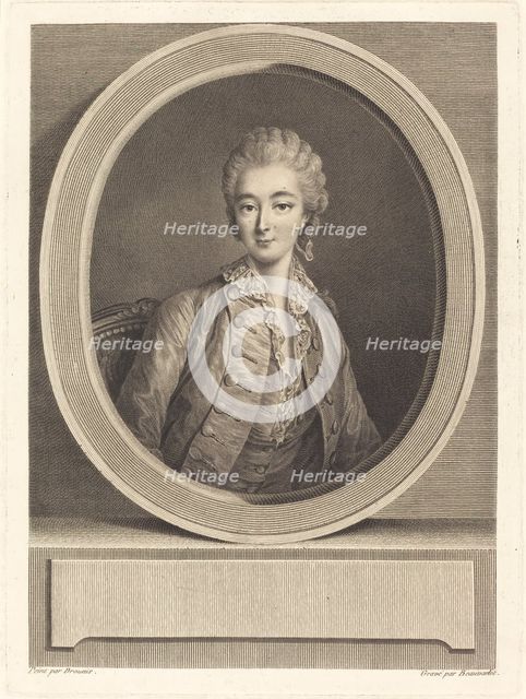 Madame du Barry. Creator: Jacques Firmin Beauvarlet.