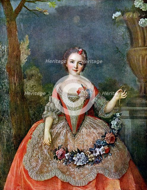 'Madame de Beaujolais', 18th century (1910).Artist: Jean-Marc Nattier