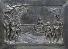 Madame de la Mothe Cadillac Memorial Tablet, c1903. Creator: Carlo Romanelli
