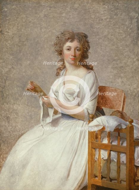 Madame de Pastoret and Her Son, 1791/92. Creator: Jacques-Louis David.
