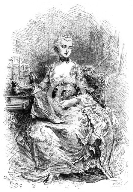 Madame de Pompadour.Artist: Barbant