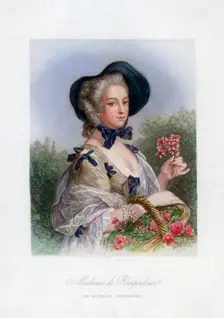 Madame de Pompadour as the beautiful gardener