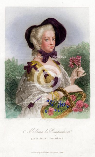 Madame de Pompadour, c1740-1800. Artist: Unknown