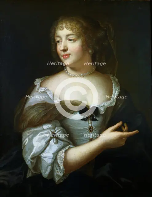 'Madame de Sevigne', French courtier and letter writer, 17th century. Artist: Claude Lefebvre