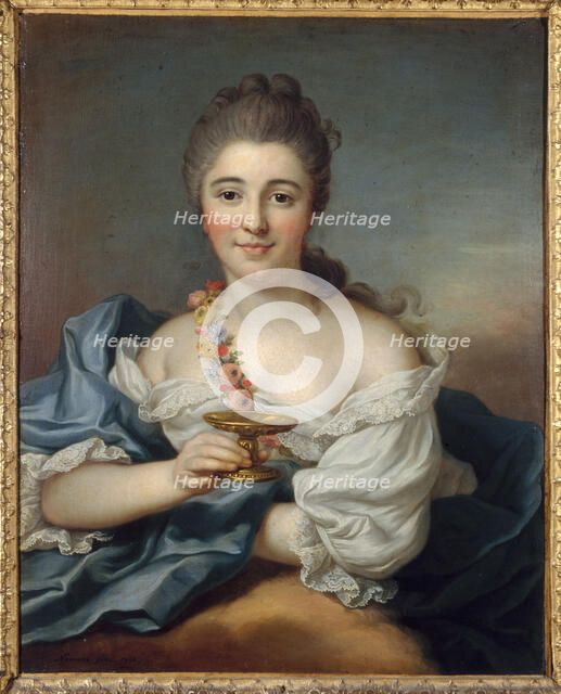 Madame de Sevré en Hébé, 1756. Creator: Donat Nonnotte.