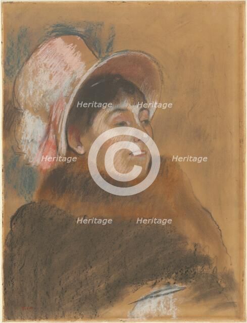 Madame Dietz-Monnin, 1879. Creator: Edgar Degas.