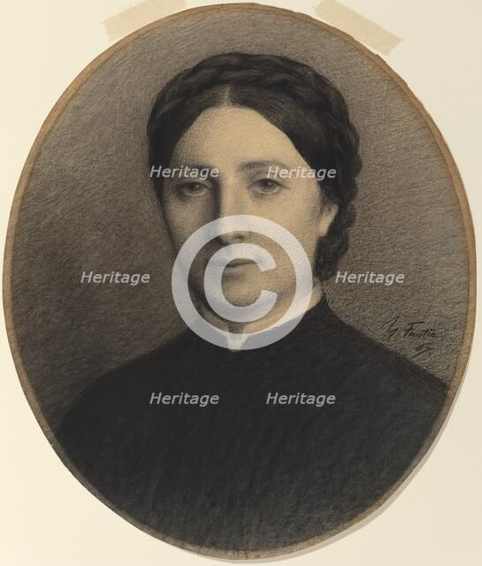 Madame Ditte, 1867. Creator: Henri Fantin-Latour.