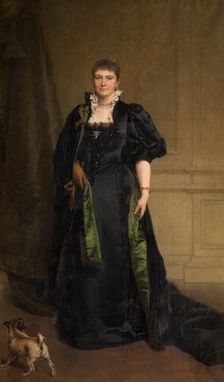 Madame Edith Marie Antoinette Constance van Eersel, the Artist's Wife, 1895. Creator: Karel Ooms