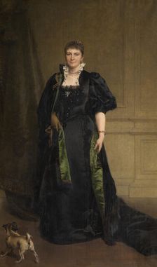 Madame Edith Marie Antoinette Constance van Eersel, the Artist's Wife, 1895. Creator: Karel Ooms