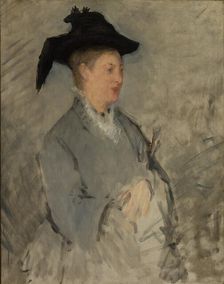 Madame Édouard Manet (Suzanne Leenhoff, 1830-1906), ca. 1873. Creator: Edouard Manet