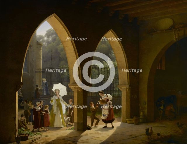 Madame Élisabeth de France, sister of the King, 1817. Artist: Richard (Fleury-Richard), Fleury François (1777-1852)