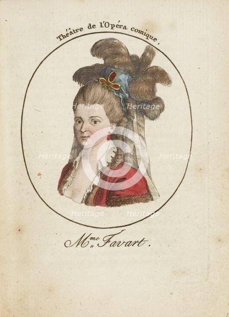 Madame Favart (1727-1772), Late 18th cent.. Artist: Anonymous  
