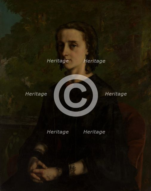 Madame Frederic Breyer (Fanny Hélène Van Bruyssel, 1830-1894), 1858. Creator: Gustave Courbet.