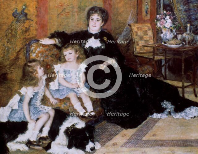 'Madame Georges Charpentier and Her Children', 1878 Artist: Pierre-Auguste Renoir