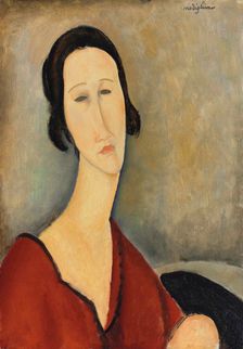 Madame Hanka Zborowska, 1917. Creator: Modigliani, Amedeo (1884-1920)