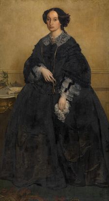 Madame Henri Leys-Van Haren, 1857. Creator: Joseph Lies