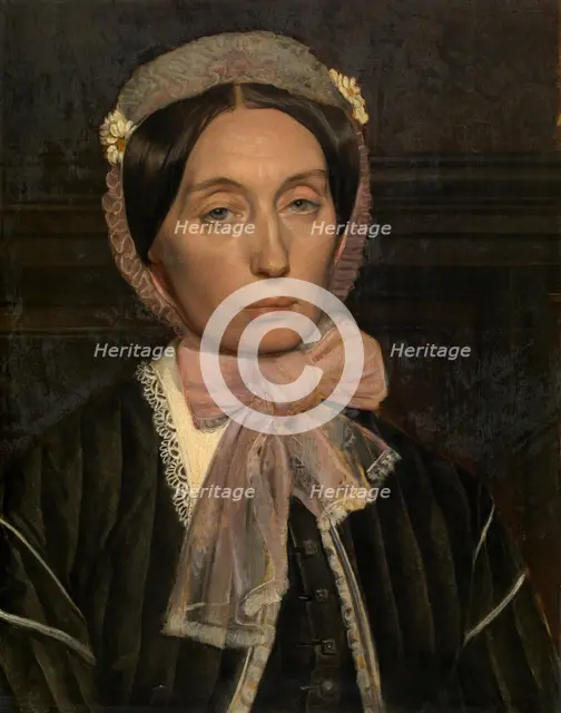 Madame Henri Leys-Van Haren, 1866. Creator: Jan August Hendrik Leys.