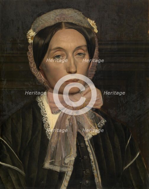 Madame Henri Leys-Van Haren, 1866. Creator: Jan August Hendrik Leys.