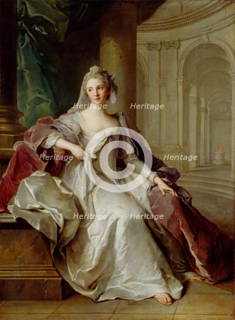 Madame Henriette de France as a Vestal Virgin, c1749. Creator: Jean-Marc Nattier.