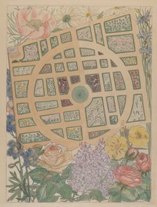 Madame Jumel's Garden, c. 1936. Creator: Virginia Richards
