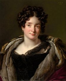 Madame Jacques-Louis-Étienne Reizet (Colette-Désirée-Thérèse Godefroy, 1782-1850), 1823. Creator: Girodet de Roucy-Trioson