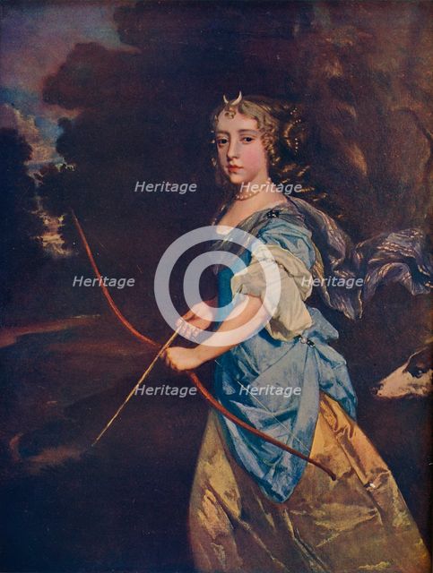 'Madame Jane Kelleway as Diana, 17th century, (1910). Artist: Peter Lely.