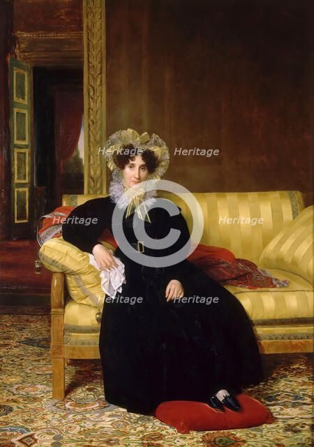 Madame Jean-Charles Clarmont, née Rosalie Favrin (1772-1858). Artist: Hersent, Louis (1777-1860)