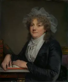 Madame Jean-Baptiste Nicolet (Anne Antoinette Desmoulins, 1743-1817), late 1780s. Creator: Jean-Baptiste Greuze