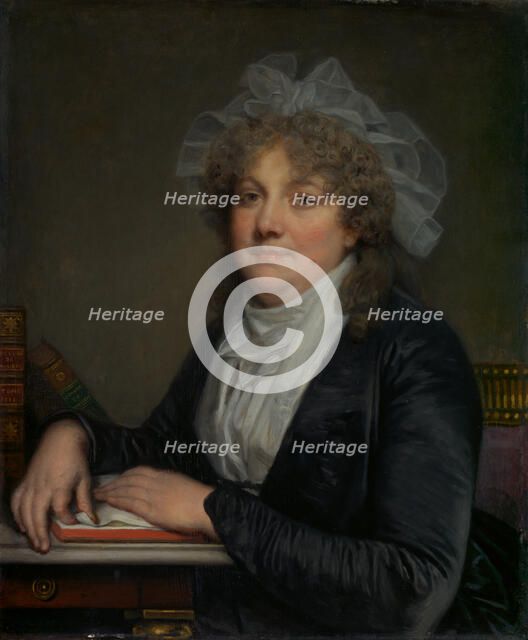Madame Jean-Baptiste Nicolet (Anne Antoinette Desmoulins, 1743-1817), late 1780s. Creator: Jean-Baptiste Greuze.