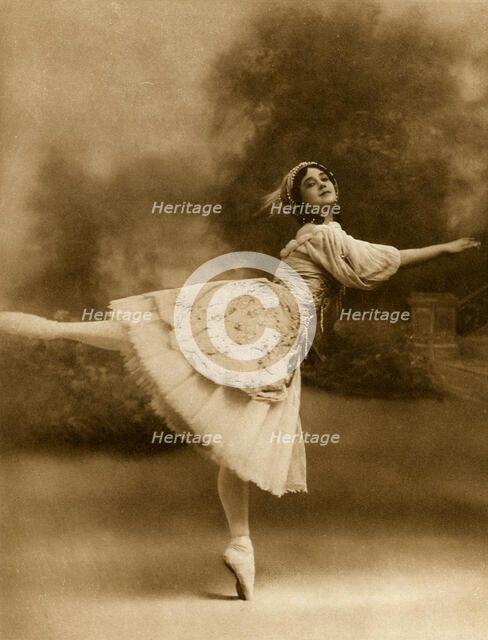 Madame Karsavina, c1913.Artist: Dover Street Studios