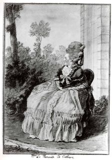Madame la Marquise de Coëtlogon, ca. 1777. Creator: Louis de Carmontelle