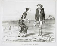 Madame la Baronne, j'ai bien l'honneur!, 1853. Creator: Honore Daumier