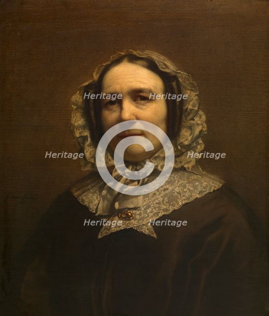 Madame LeDelier, 1854. Creator: Joseph Henri Francois Van Lerius.