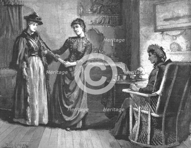 'Madame Leroux'; By Francis Eleanor Trollope; And Peggy in her eagerness almost pulled Lucy into the Creator: Percy Macquoid.