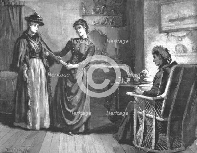 'Madame Leroux'; By Francis Eleanor Trollope; And Peggy in her eagerness almost pulled Lucy into the Creator: Percy Macquoid.