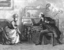 " Madame Leroux"; By Francis Eleanor Trollope; All this Mr. Shard said with an intent and... 1890. Creator: Percy Macquoid