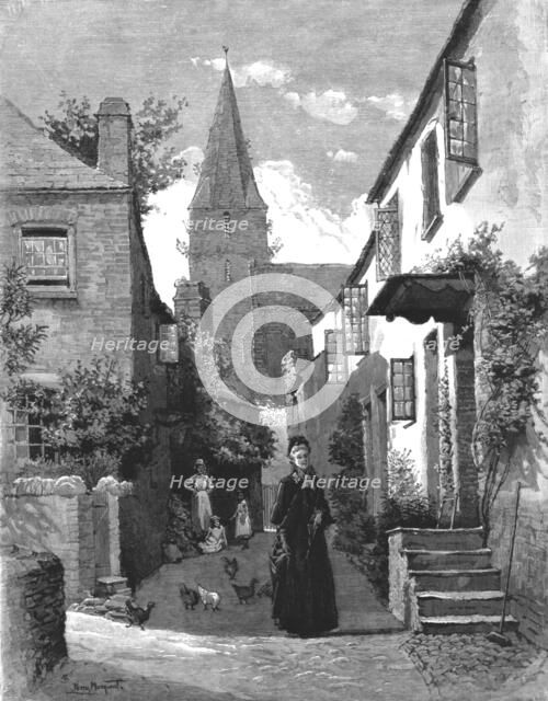 '" Madame Leroux"; By Francis Eleanor Trollope; Lady Charlotte walked meditatively up...', 1890. Creator: Percy Macquoid.